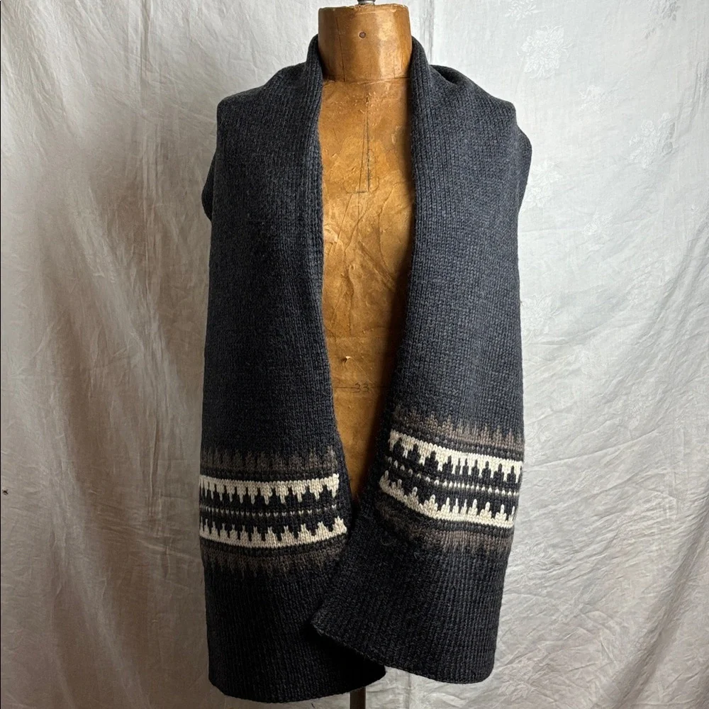 NWT Men's Banana Republic 100% Wool Knitted Scarf